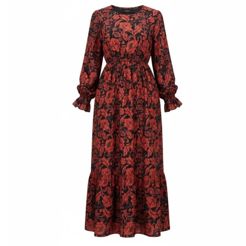 پیراهن یقه گرد زنانه مدل ۸۶۸