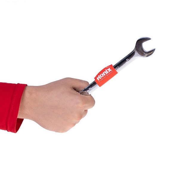 آچار یکسر تخت یکسر جغجغه ای رونیکس مدل RH-2165 سایز 15 میلی متر