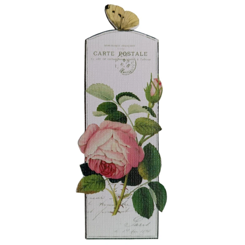 عکس شماره 2 : نشانگر کتاب مدل پروانه و گل کد 1002