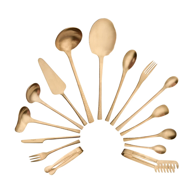 سرویس قاشق و چنگال 150 پارچه  30 نفره اشنایدر طرح سنگی  کد 01