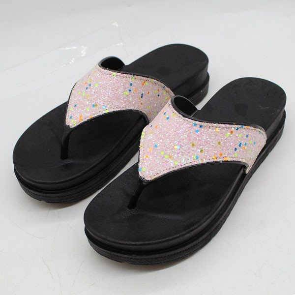 دمپایی لاانگشتی زنانه نیکتا مدل شنی کد 1284-LPK-022-15