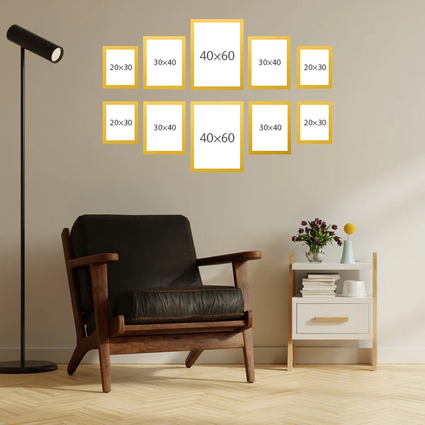 قاب عکس بکلیت مدل 215T مجموعه ده عددی 