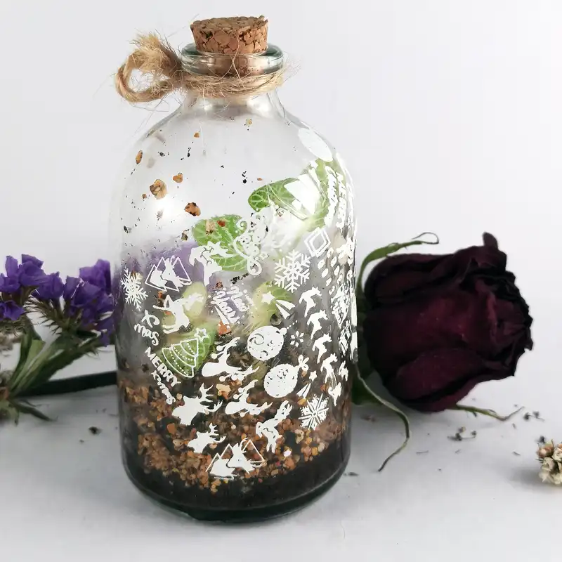 برچسب لنز ناخن مدل کریسمس کد 43