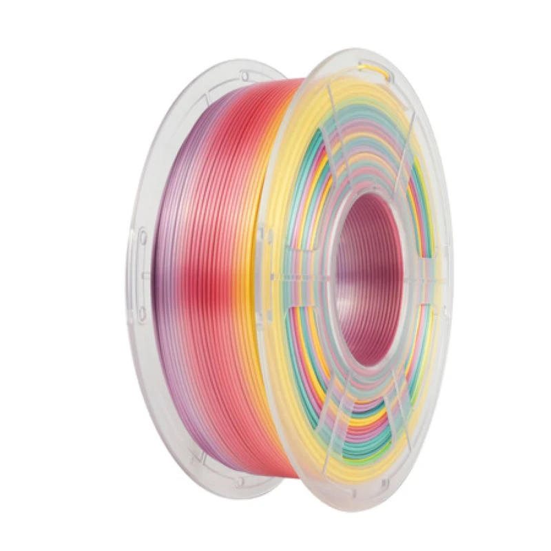 فیلامنت پرینتر سه بعدی سان‌لو مدل Silk PLA+ Rainbow 01 قطر 1.75 میلیمتر وزن یک کیلوگرم