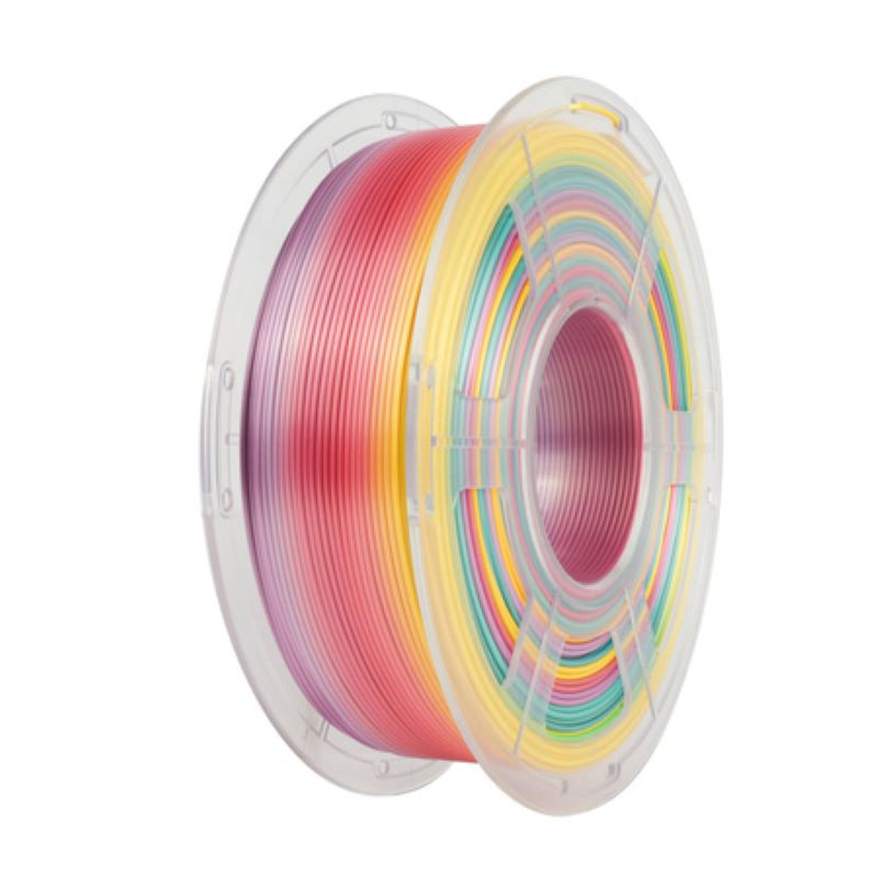 فیلامنت پرینتر سه بعدی سان‌لو مدل Silk PLA+ Rainbow 01 قطر 1.75 میلیمتر وزن یک کیلوگرم