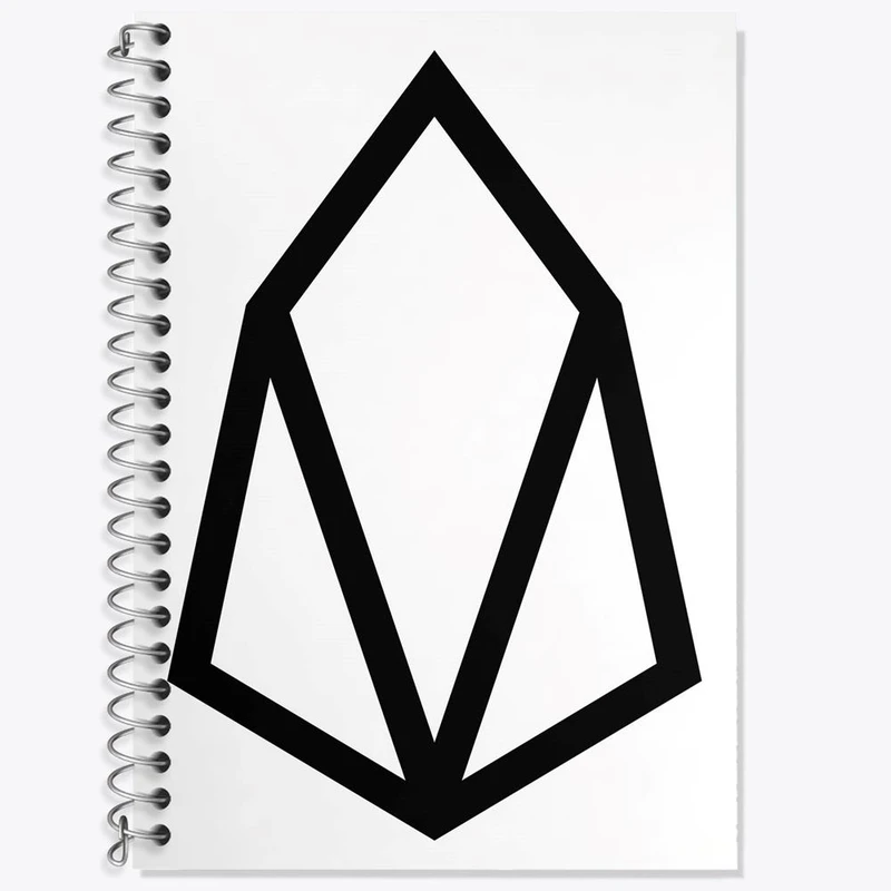 دفتر زبان 50 برگ خندالو مدل سه خط طرح ارز دیجیتال ایاس کد 4052