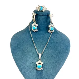 نیم ست نقره زنانه مدل NER006