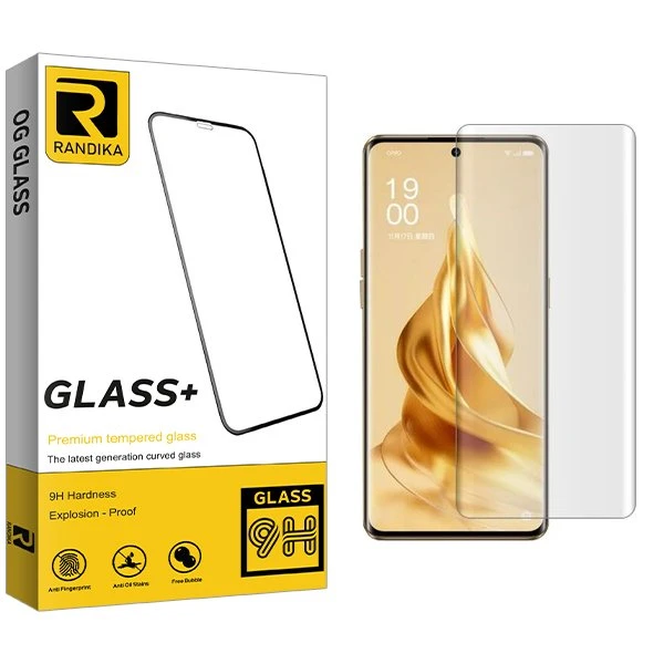 محافظ صفحه نمایش راندیکا مدل RK UV مناسب برای گوشی موبایل اوپو Reno 9 Pro