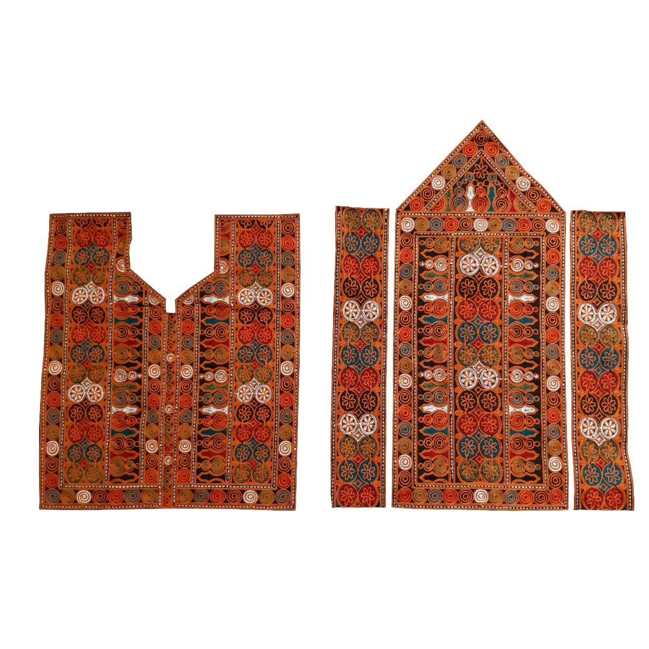 پارچه سوزن دوزی مدل A-197 مجموعه 4 عددی