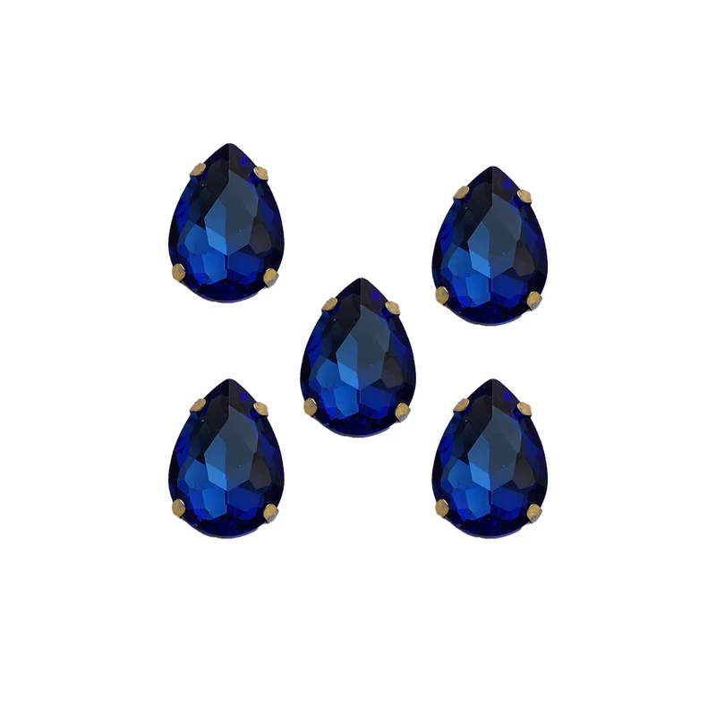 نگین مدل سنگ جواهردوزی اشکی کد 007 بسته 5 عددی