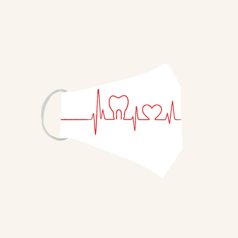 ماسک تزیینی مدل عشق دندانپزشکی 2