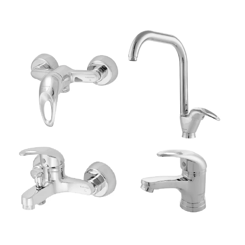 ست شیرآلات ترنم مدل سولارK2 مجموعه  4 عددی