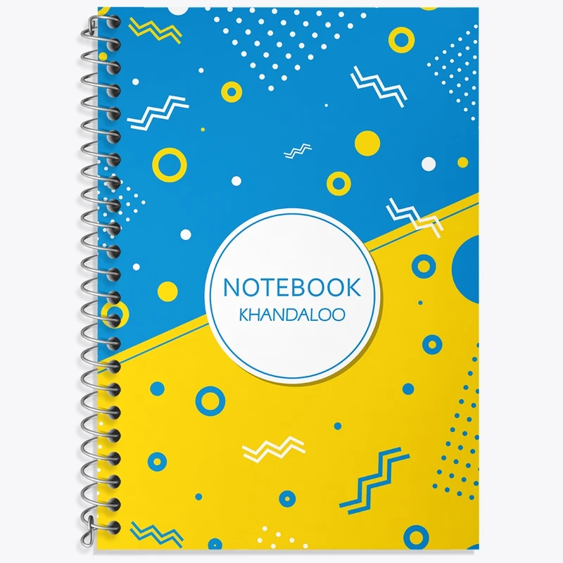 دفتر زبان 50 برگ خندالو مدل سه خط طرح فانتزی کد N121