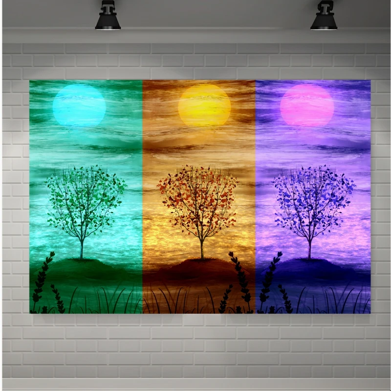 پوستر طرح فصول سال کد BK1623