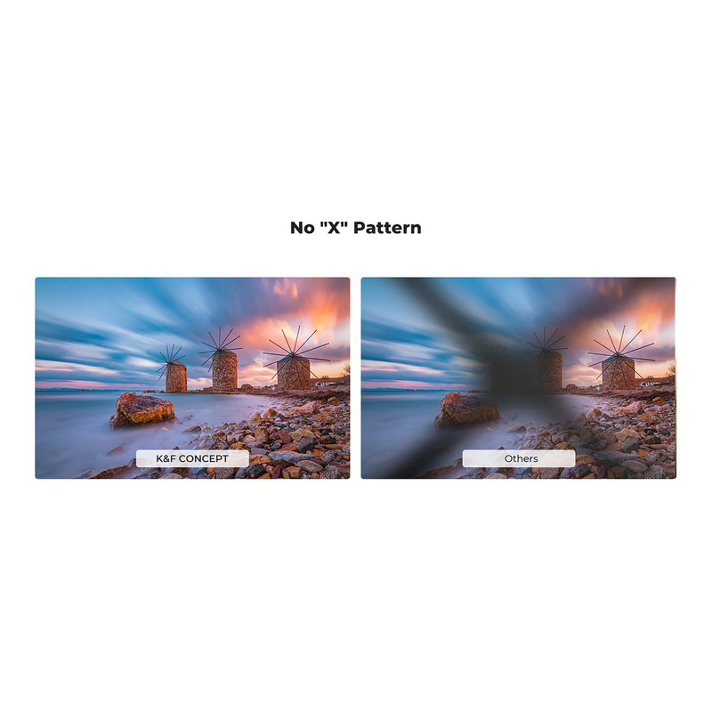 فیلتر لنز کی اند اف مدل B-DIFFUSION1/4 VARIABLE ND2-32(MRC)NO X CROSS SHADOW NANO-X - 67MM