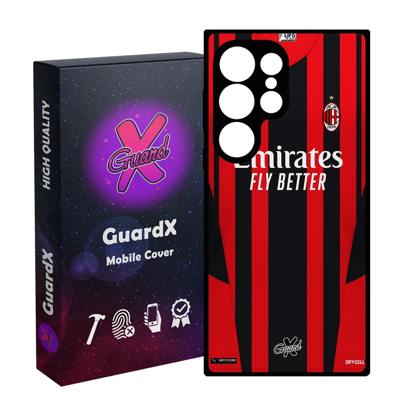 کاور گارد ایکس طرح AC Milan مدل 10399 مناسب برای گوشی موبایل سامسونگ Galaxy S25 Ultra