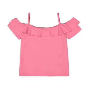 بلوز دخترانه ال سی وایکیکی مدل 8S9136Z4-D4G-NEONPINK