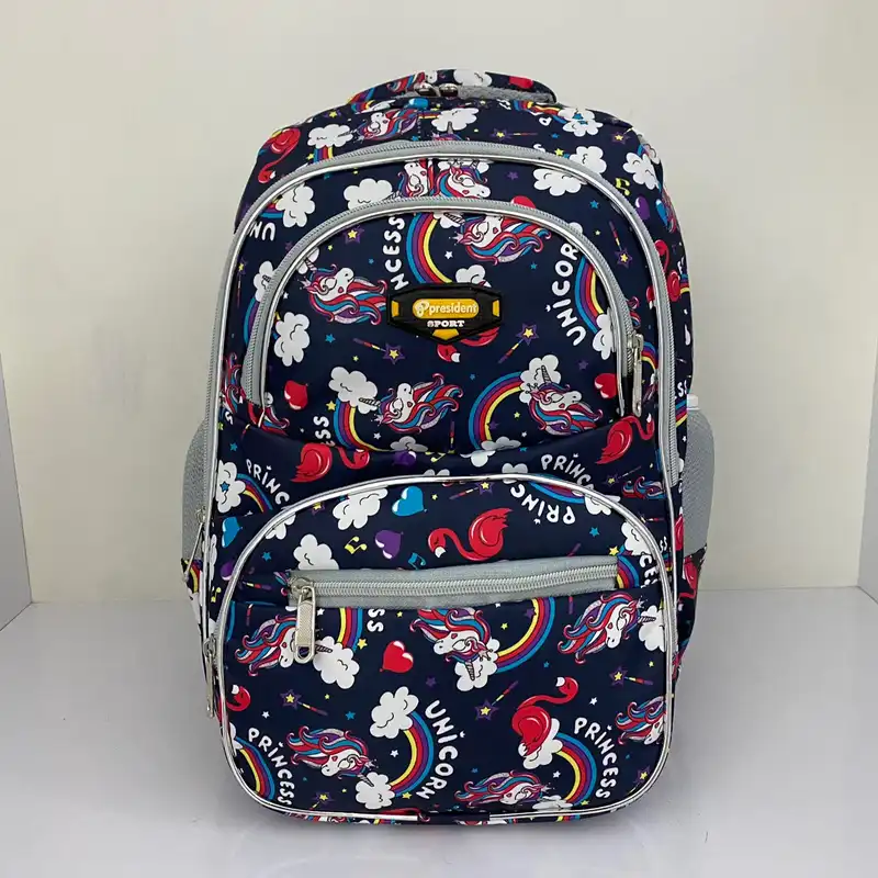 کوله پشتی مدل مدرسه طرح تک شاخ کد 09