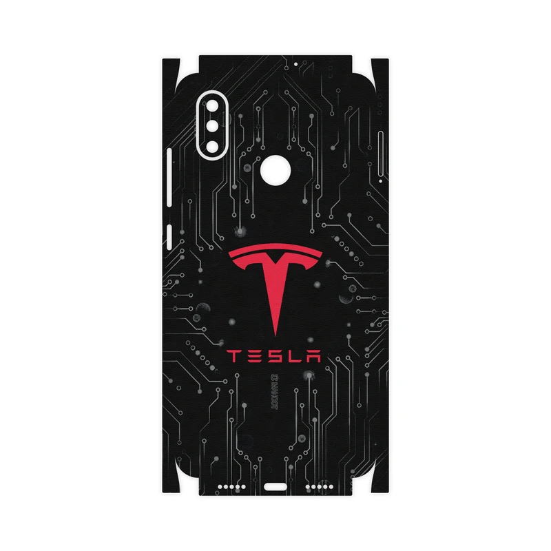 برچسب پوششی ماهوت مدل TESLA-Motors-FullSkin مناسب برای گوشی موبایل شیائومی MI 8