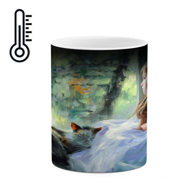 ماگ حرارتی کاکتی مدل نقاشی کد mgh13723