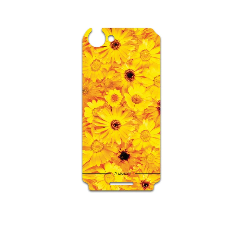 برچسب پوششی ماهوت مدل Yellow-Flower مناسب برای گوشی موبایل سونی Xperia L