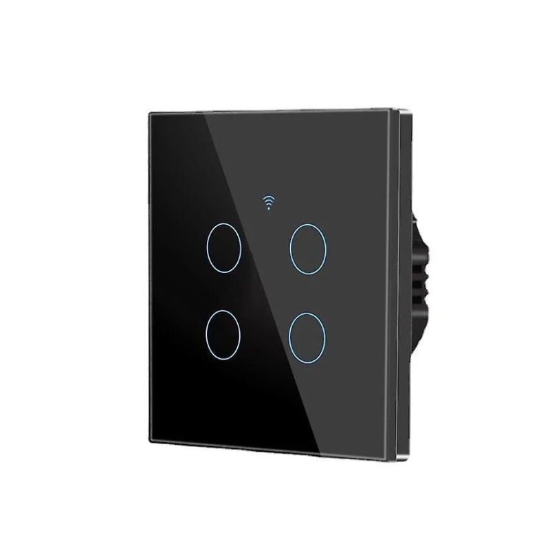 کلید لمسی هوشمند مدل tuya 4 gang wifi و rf433mhz