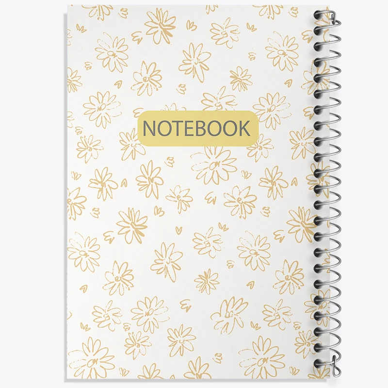 دفتر لیست خرید 50 برگ خندالو طرح گل گلی کد N235