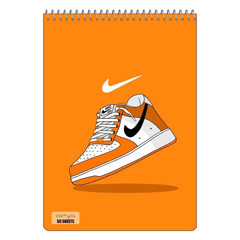دفتر نقاشی 50 برگ سیمی کارنیکا طرح عاشق بسکتبال Basketball Lover کد 71991