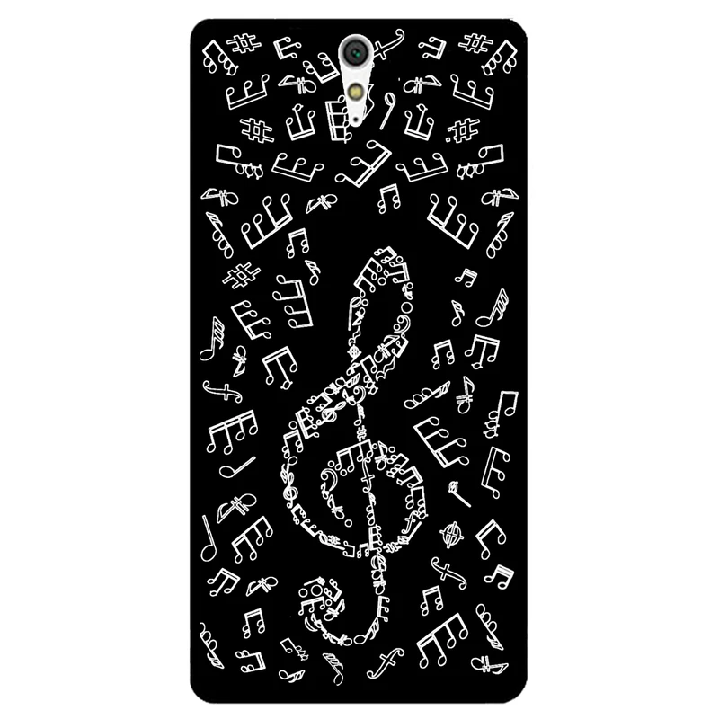 کاور مگافون طرح نوت موسیقی مدل 1370 مناسب برای گوشی موبایل سونی Xperia C5 Ultra 