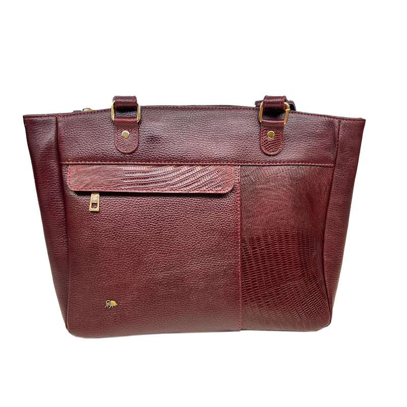 کیف دستی زنانه سرزمین چرم مدل افسر کد 281178