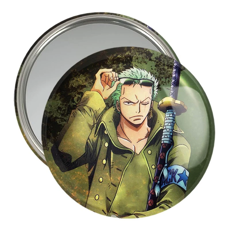 آینه جیبی خندالو مدل رورونا زورو انیمه وان پیس One Piece  کد 11411