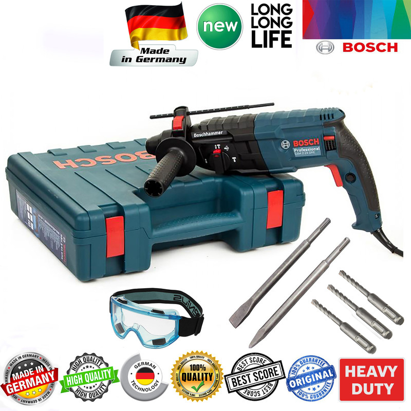 دریل چکشی بوش مدل GBH 2-26 DRE + 6 Extra دریل چکشی بوش مدل GBH 2-26 DRE + 6 Extra