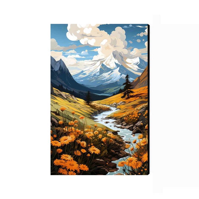 تابلو شاسی عرش مدل فانتزی منظره دشت کد As2447