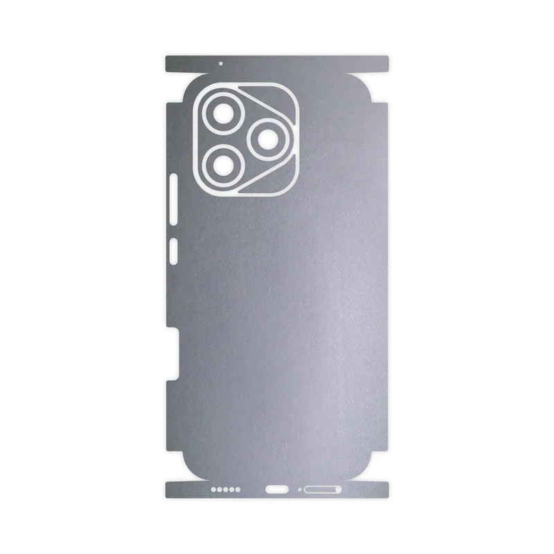 برچسب پوششی ماهوت مدل Matte-Silver-FullSkin مناسب برای گوشی موبایل آنر 400 Lite