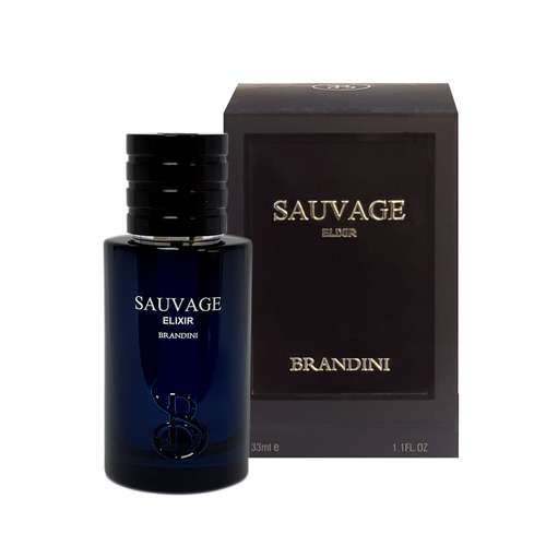  عطر جیبی مردانه برندینی مدل Sauvage Elixir حجم 33 میلی لیتر