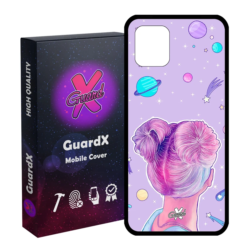 کاور گارد ایکس طرح Girl مدل Glass10112 مناسب برای گوشی موبایل سامسونگ Galaxy Note 10 Lite