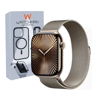 بند واچ من مدل Milanese Magnetic مناسب برای اپل واچ سری 10 سایز 46 میلی متری
