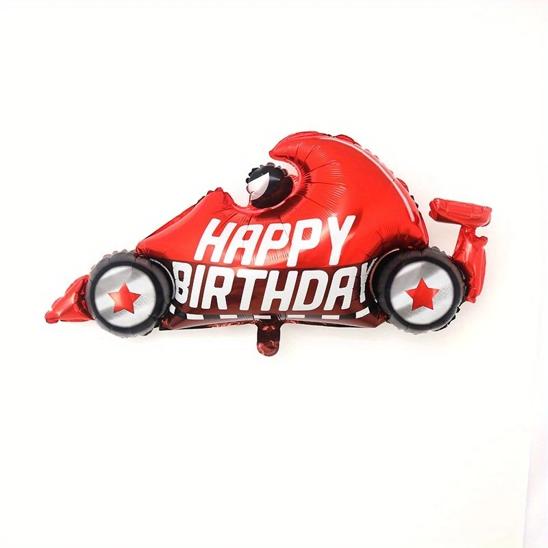 بادکنک فویلی مدل ماشین مسابقه ای هپی برث دی کد DB20