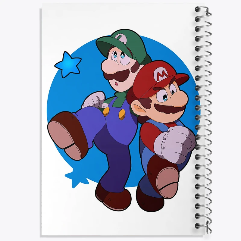 دفتر نقاشی 50 برگ خندالو طرح (Mario) بازی سوپر ماریو کد 31519