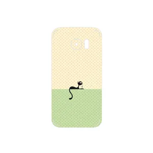 MAHOOT Minimal Internet Cat Icon Cover Sticker for Samsung Galaxy S7