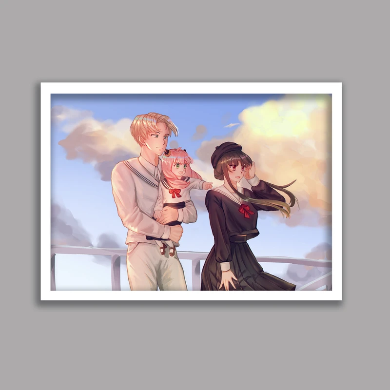 تابلو مدل انیمه اسپای ایکس فمیلی Spy x Family کد LA-G10352