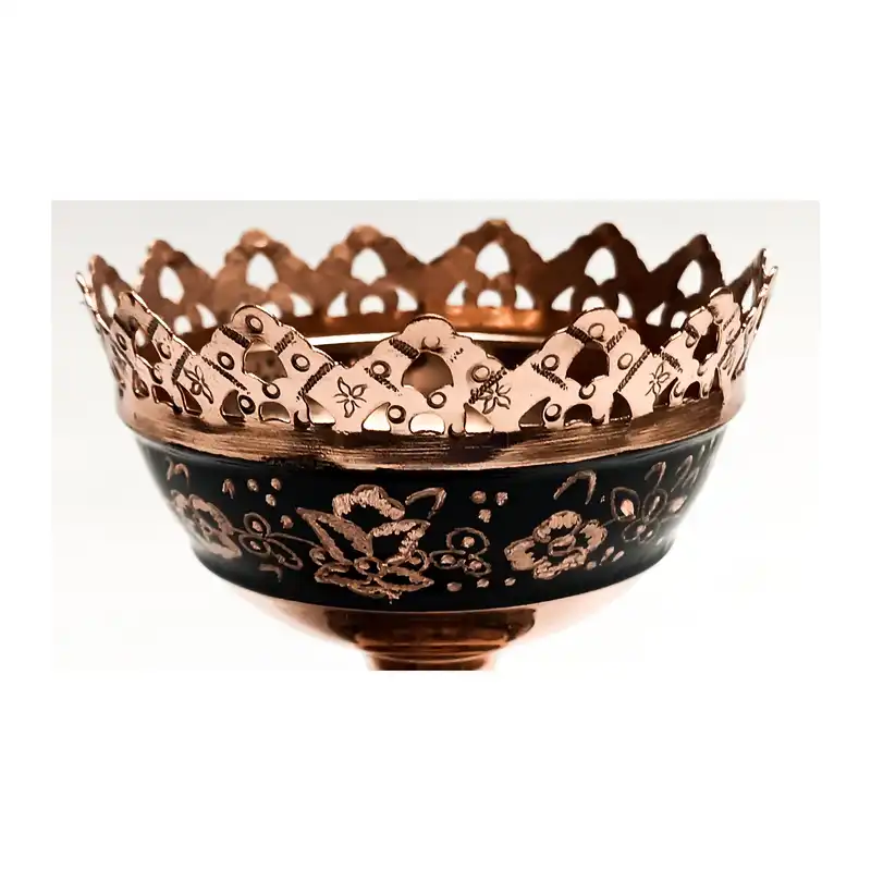 آجیل خوری مسی مدل الماس تراش کد J6