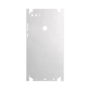 MAHOOT Metallic-White-FullSkin Cover Sticker for Huawei Y7 Prime 2018
