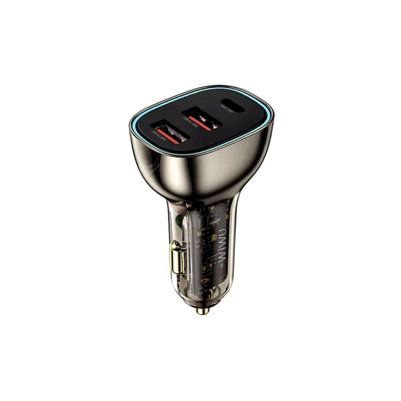 شارژر فندکی 90 وات 3 پورت ویوو مدل QC013