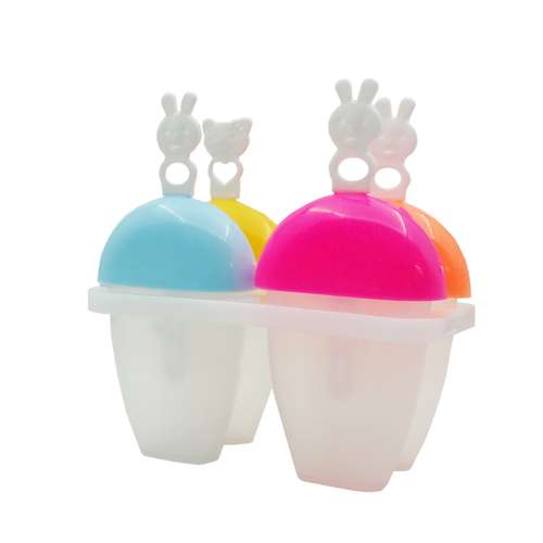 قالب بستنی مدل خرگوش رنگین کمان بسته 4 عددی