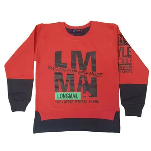 سویشرت پسرانه مدل TEXT 02