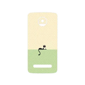 MAHOOT Minimal Internet Cat Icon Cover Sticker for Motorola Moto Z2 Play