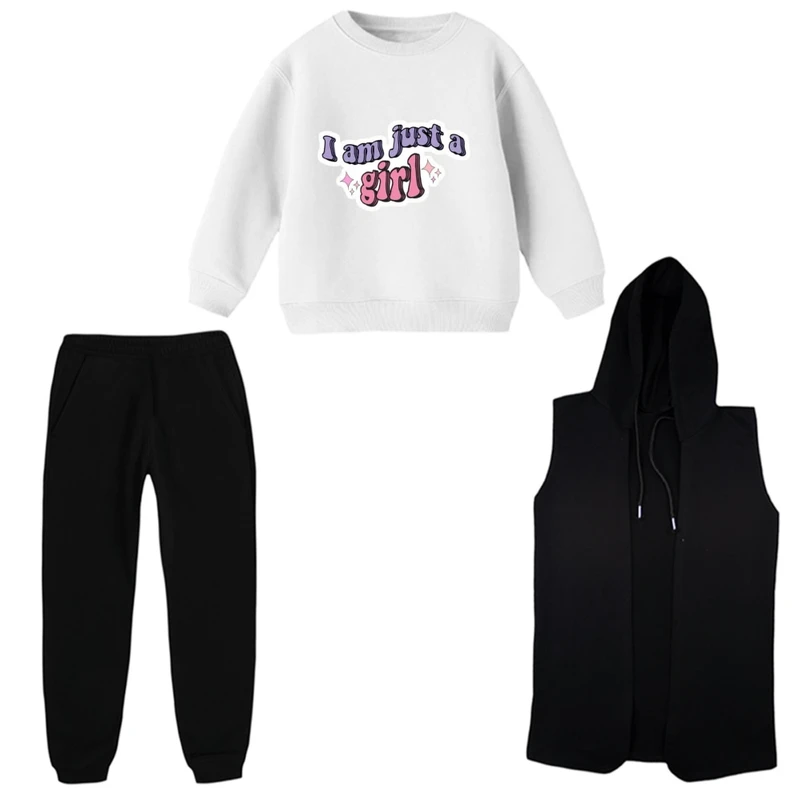 ست 3 تکه لباس راحتی بچگانه مدل تکست کد 015