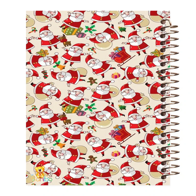 دفتر زبان 100 برگ بانیبو مدل بابا نوئل کد 147