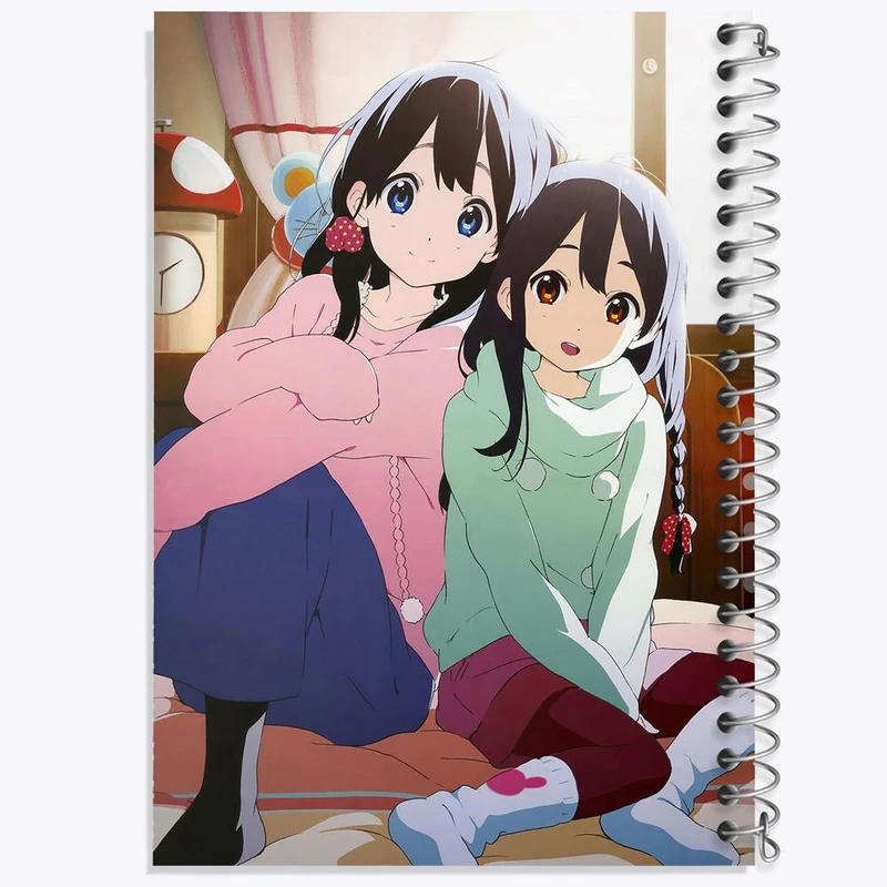 دفتر ژورنال نویسی 50 برگ خندالو مدل نقطه ای طرح انکو تامامو انیمه فروشگاه تاماکو Tamako Market کد 22472